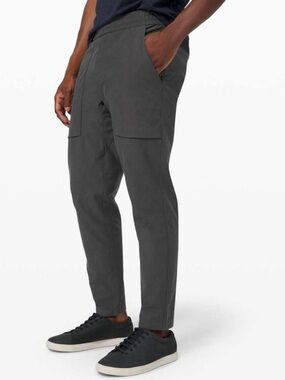 Lululemon Bowline Pant Utilitech 30" Grey Sage Men Xl M5a97s